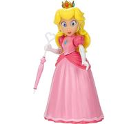 Nintendo Super Mario - Figura Peach de 13 cm Totalmente Articulada - Juguete Peach con hasta 8 Puntos de Articulación - Juguete Finamente Detallado con Ojos de Cristal - Juguetes Niños 3 Años +