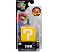 Nintendo Super Mario Movie Mini Luigi Play Figure 1.25 Inch