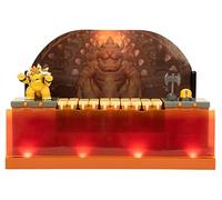 Nintendo Super Mario - Playset de Batalla Bowser Deluxe - Figuras Bowser 8 cm Exclsuiva - Juguete Niños 3 Años +