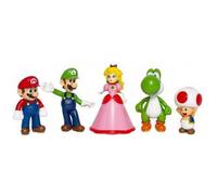Nintendo - Super Mario - Super Mario: Set de 5 figuras variadas de 6,5 cm ㅤ