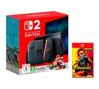 Nintendo Switch 2 Consola + Mario Kart World + Cyberpunk 2077: Ultimate Edition + Neon Blue & Red Headset