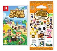 Nintendo Switch - Animal Crossing: New Horizons Estándar + Pack 3 Tarjetas Amiibo Animal Crossing HHD - SERIE 2