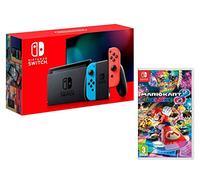 Nintendo Switch Consola 32Gb Azul/Rojo Neón + Mario Kart 8 Deluxe