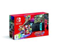 Nintendo Switch - Consola Nintendo Switch Rojo / Azul neón (Modelo 2019) + Mario Kart 8 Deluxe - Edición limitada