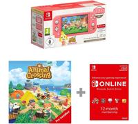 Nintendo Switch Lite Coral Isabelle Aloha Animal Crossing New Horizons 12M NSO
