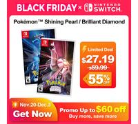 Nintendo Switch- Ofertas de juegos Juego de cartas de acción de Pokémon, Brilliant Diamond, Shining Pearl, cartas físicas oficiales, género RPG OLED Lite, 100% Shining Pearl