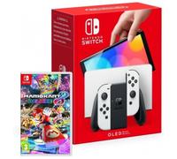 Nintendo Switch OLED Blanca + Mario Kart 8 Deluxe Nintendo Switch