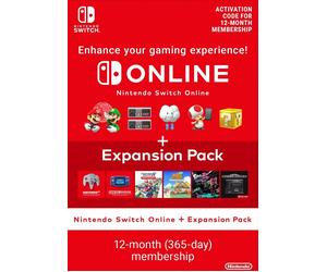 Nintendo Switch Online 12 Month Individual Membership + Expansion Pack eShop Key EUROPE