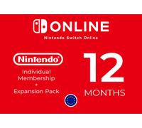 Nintendo Switch Online Family Membership 12 Months + Expansion Pack Key - EU