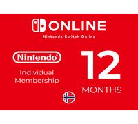 Nintendo Switch Online Individual Membership 12 Months Key - NORWAY