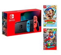 Nintendo Switch V2 2019 videoconsola portátil 15,8 cm (6.2") 32 GB Pantalla táctil Wifi Negro, Azul, Rojo