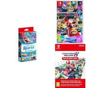 Nintendo Switch Sports + Mario Kart 8 Deluxe (Nintendo Switch) + Pase de pistas extras DLC ( Nintendo Switch - Código de descarga)
