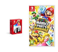 Nintendo Switch (versión OLED) Blanca & Super Mario Party Jamboree