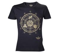 Nintendo T-Shirt -S- Zelda Golden Map, Schwarz [Importación Alemana]