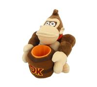 Nintendo Together+ - Peluche Super Mario - Donkey Kong con Barril 21 cm