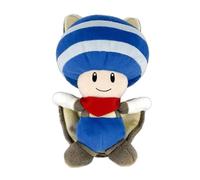 Nintendo Together+ - Peluche Super Mario Flying Squirrel Blue Toad 21 cm