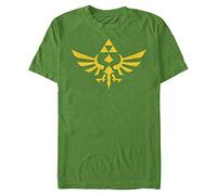 Nintendo Triumphant Triforce Camiseta, Verde, M para Hombre