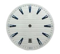 Nintens 1 esfera estéril de 33,5 mm, color negro, azul, blanco, compatible con movimiento mecánico NH35/NH36, Un color, 04