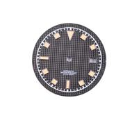 Nintens Esfera Luminosa estéril de 33,5 mm for Relojes NH35 y NH36 (Esfera Verde, Azul y Negra).(C)