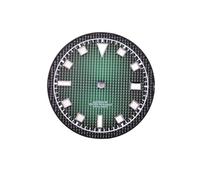 Nintens Esfera Luminosa estéril de 33,5 mm for Relojes NH35 y NH36 (Esfera Verde, Azul y Negra).(D)