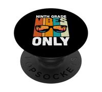 Ninth 9th Grade Students Vibes Only Back To School PopSockets PopGrip Adhesivo