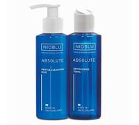 Nioblu Kit de limpieza facial suave + tónico facial revitalizante: rutina completa para la limpieza y regeneración de la piel