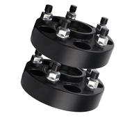 NIONGYN Coche calzas Rueda Compatible con Volvo para 960 Serie 1995 para 240 700 850 900 2 Unidades Adaptador De Espaciadores De Rueda para Cubo De Coche(30mm)