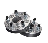 NIONGYN Coche calzas Rueda Compatible con Volvo para C70 para S60 S70 para S80 S90 V70 para XC70 para XC90 240 700 850 960 2 Unidades Adaptador Espaciador De Rueda(25mm)