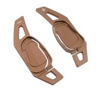 NIONGYN Compatible con Cupra para Ateca para Leon 2020 2021 2022 Paletas De Cambio De Volante Accesorios Extendidos Piezas De Estilo De Palanca De Cambios Extensores Paleta Cambio(Bronze)