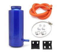 NIONGYN Tanque Refrigerante Universal Radiador 800ML Tanque Expansión Refrigerante Botella Captura Enfriamiento Depósito Desbordamiento Tanque Refrigerante Radiador Enfriador de Radiador Moto(Blue)