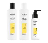 Nioxin kit del sistema 1 - cuidado del cuero cabelludo - cabello natur