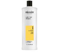 Nioxin Sistema 1 Scalp + Hair Shampoo 1000ml - champú anti adelgazamiento leve