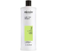 Nioxin System 2 Scalp + Hair Shampoo for Progressed Thinning Natural Hair 1000ml