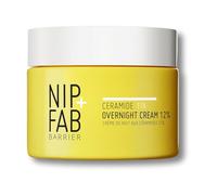 Nip+Fab Ceramide Fix Overnight Cream 12% 1.69 Fl Oz, Luxurious Skin Barrier Replenisher, Elastin Production Support, Giving Your Skin a Firmer, More Youthful Appearance, with Azelaic Acid and Biolin