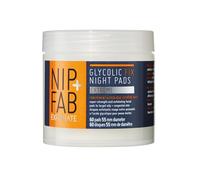 Nip+Fab Glycolic Fix Night Pads Extreme, Almohadillas Faciales Exfoliantes con Ácido Glicólico para la Noche | Peeling Ácido, Peeling De Ácido Intensivo, 60 Piezas