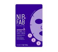 Nip+Fab Retinol Fix, Mascarilla Facial de Algodón, Retinol 0.003%, 25 ml | Agua de Coco Hidratante, Extracto de Flor de Edelweiss, Minimiza Poros Dilatados, Efecto Antioxidante Calmante | Agua de Coco Hidratante, Extracto de Flor de Edelweiss, Minimiza Poros Dilatados, Efecto Antioxidante Calmante