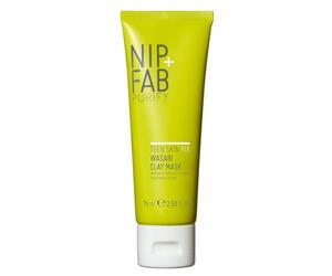 Nip+Fab Teen Skin Fix Wasabi Clay Mask, 75 ml, Purifies Congested Pores with Kaolin Clay and BHA Salicylic Acid, Healing and Moisturizing Formula