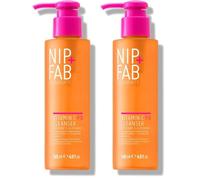 Nip + Fab Vitamin C Fix | Gel de Limpieza Facial con Vitamina C | Gel de Limpieza Facial de Iluminación e Hidratante | Tonificación de Gel Facial | 145 ml (Paquete de 2)