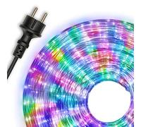 NIPACH - Tubo de luz (20 m, 480 ledes, multicolor, para interior y exterior)