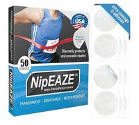 NipEaze - Value Pack - The Original Transparent Nip Protector - Nipple Chafing Prevention, Regular - 62 Pairs