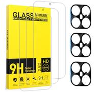 Niphabe 3 Piezas Protector Pantalla Para Xiaomi 15T / 15T Pro con 3 Piezas Protector Camara, 6,83 Pulgadas, Dureza 9H, HD Cristal Templado, Antiarañazos, Antihuellas, Sin Burbujas, Ultra Transparente