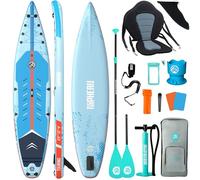 Niphean Tabla De Paddle Surf Hinchable De 380 Cm, Capacidad De 280 Kg, Tabla Padel Surf Touring con Accesorios Completos Y Kick Pad, Estable para Adultos Y Jóvenes, Ideal para Surf Principiantes