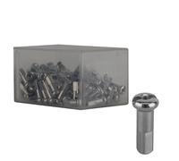 Niple De Radio De Latón DT Swiss 2.0 X 14Mm Plata Caja De 100