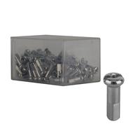 Niple De Radio De Latón DT Swiss 2.0 X 14Mm Plata Caja De 100