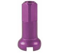 Niples De Radio De Aleación DT Swiss 2.0 x 12mm Morado Caja De 100
