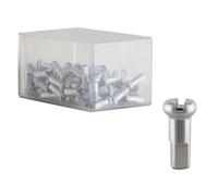 Niples De Radio De Aleación DT Swiss 2.0 X 12mm Plata Caja De 100