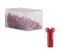 Niples De Radio De Aleación DT Swiss 2.0 X 12mm Rojo Caja De 100