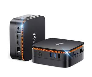 NiPoGi AK1 Plus Mini PC Ιntel 12TH Alder Lake-Ν95 (hasta 3.4GHz,15W),16GB DDR4/1TB M.2 SSD,Mini Ordenadores de Sobremesa, 2xHDMI,4K@60HZ,BT4.2,RJ45-LAN,Mini Computadora para Negocios/Escuela