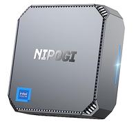 NiPoGi AK2PLUS Mini PC N100 Ιntel Alder Lake(Beat Ν95,hasta 3,40GHz, 6W Solo),16GB DDR4 512GB M.2 SSD Mini Ordenador,4K Mini PC Sobremesa 2xHDMI/WiFi 5/BT4.2/RJ45,Micro PC para Casa/Negocios