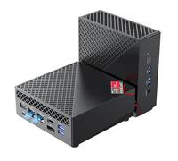 NiPoGi AM06 Pro Mini PC 16 GB RAM, АMD Ryzen 5 5500U (6C/12T, Fino a 4,0 GHz) Mini PC Dual LAN, 512 GB M.2 SSD Mini Desktop Computer, 4K UHD Triple Display/WiFi 5/BT 4.2 per giochi/ufficio/HTPC.